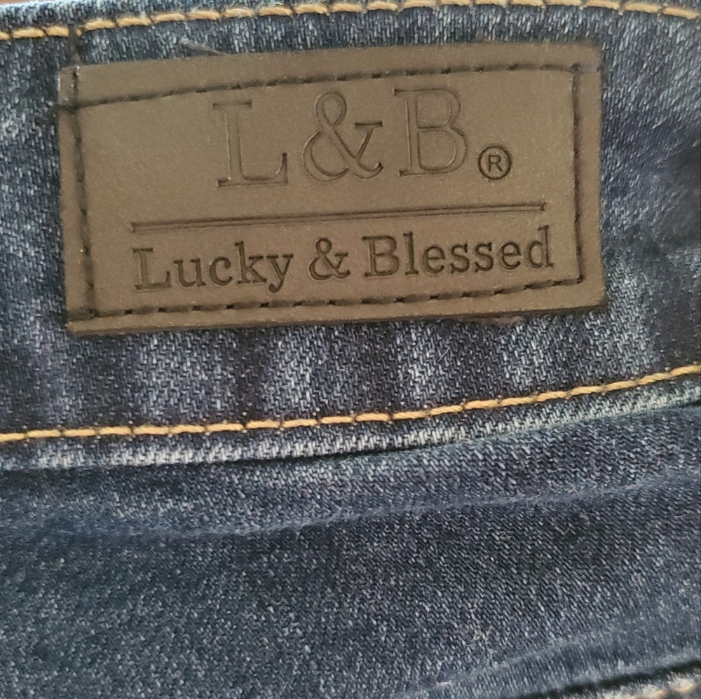 Lucky and Blessed jeans
